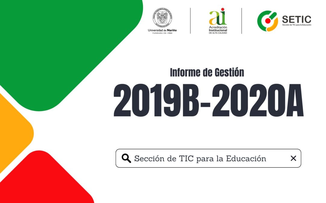 Informe de Gestión 2019B – 2020A