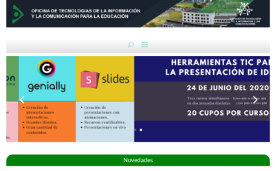 Oficina de TIC para la educación lanza su nuevo sitio web