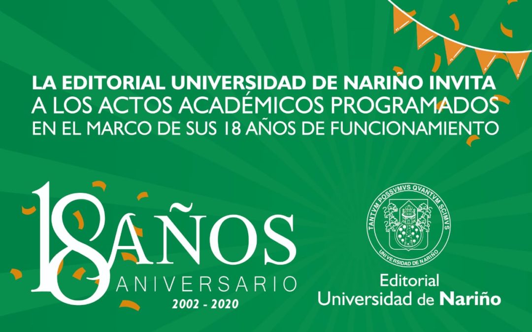 Aniversario Editorial Universidad de Nariño