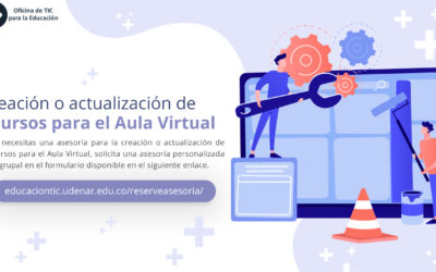 Creación o actualización de cursos para el Aula Virtual